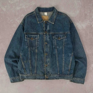 Gap Vintage 90s Denim Jacket XL Made in Hong Kong Men's Blue Americana - Picture 1 of 6