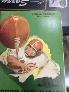 Alabama Mississippi State Program SEC Vintage Football Program October 31, 1964 - Picture 1 of 6