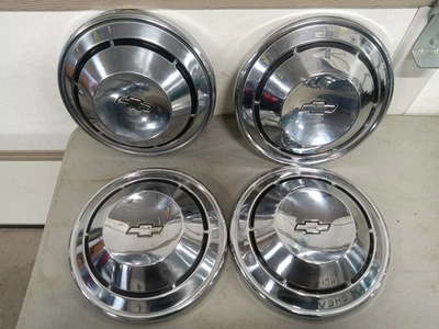 (4) OEM GM 1968 1969 1970 Camaro COPO Dog Dish 10 1/2" Hubcaps. - Image 1 of 4