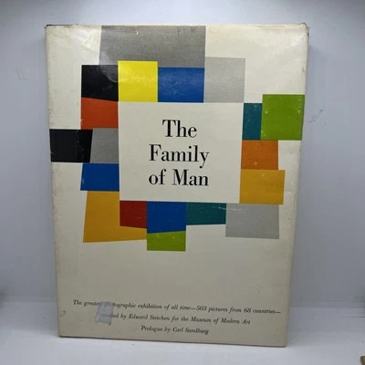Vintage 1955 Hardcover The Family of Man Edward Steichen MoMA Exhibit Collection - Image 1 of 4