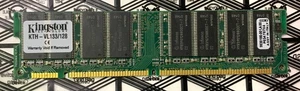 KINGSTON 128MB PC133 KTH-VL133/128 168-pin Non-ECC- PC Memory RAM - Picture 1 of 2