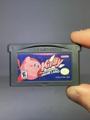 Kirby Nightmare in Dream Land Nintendo Game Boy Advance GBA Probado Auténtico Foto 1 de 4