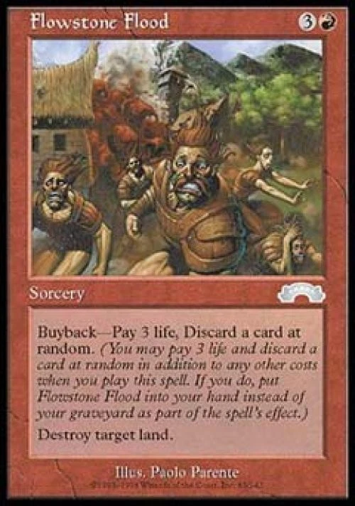 Flowstone Flood - Medium Play MTG Exodus - Image 1 of 1