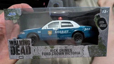 Jada The Walking Dead Die Cast Rick Grimes Ford Crown Victoria Diecast Model Car - Image 1 of 2