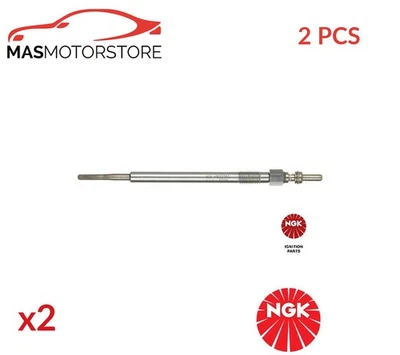 ENGINE GLOW PLUGS NGK 90017 2PCS P NEW OE REPLACEMENT - Image 1 of 4