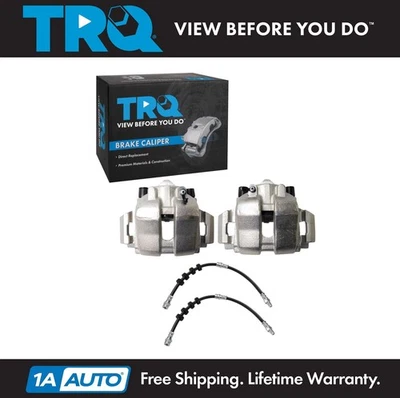 Juego de pinzas de freno delanteras TRQ para Ford Escape 2008-2010 2008-2009 Mercury Mariner Foto 1 de 4