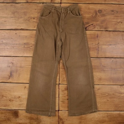 Pantalones de pana con cordón vintage 24x25 años 70 cordón bengalas pierna ancha para mujer Foto 1 de 4