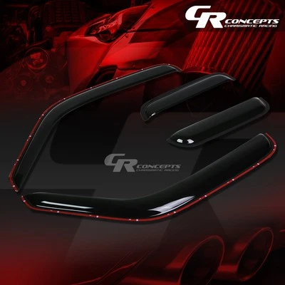 ДЫМЧАТЫЙ КОЗЫРЕК ОКНА АВТОМОБИЛЯ/ВЕТРОВОЙ ДЕФЛЕКТОР ВЕНТИЛЯЦИОННЫЙ ДОЖДЕВИК ДЛЯ 99-11 RANGER EXT CAB - Изображение 1 из 2