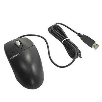 HP 537749-001 USB  optical mouse black - Image 1 of 1