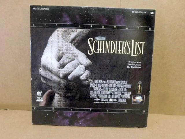 Shindler's List Laserdisc Video Steven Spielberg Letter Boxed - Image 1 of 1