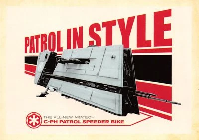 Solo: A Star Wars Story SHIPS & VEHICLES Insert SV-8 / C-PH PATROL SPEEDER BIKE - Image 1 of 2