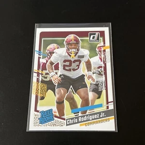 2023 Panini Donruss Football - Rated Rookie #398 - Chris Rodriguez Jr. - Bild 1 von 2