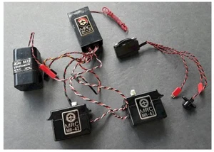 Vintage MRC Japan 2-Channel Receiver / Servos, etc. Clean! RC Car Tamiya Kyosho - Picture 1 of 11