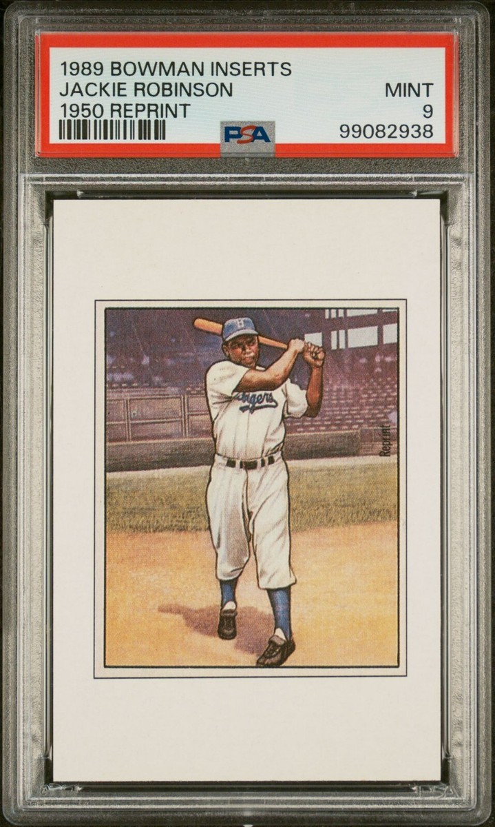 Jackie Robinson Baseball Kort Tilbake Complete Jackie Robinson