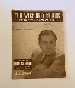 You Were Only Fooling de Faber Fotine (partituras de colección 1946) Blue Barron - Imagen 1 de 10