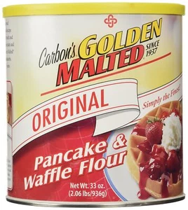 Carbon's Golden Malted Pfannkuchen und Waffelmehl 33 Unzen Original Mix - Bild 1 von 7