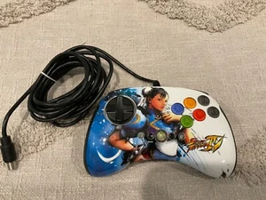 9' long XBOX 360 CONTROLLER STREET FIGHTER IV CHUN-LI WIRED - Picture 1 of 7