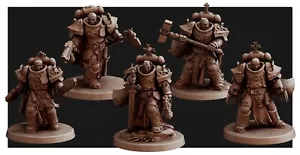 5 space marines compatible black templar - Imagen 1 de 1