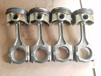 02 03 04 acura rsx type s pistons rods oem k20a2 vtec k20 PRB 05 06 K20A2 K20Z1  - Image 1 of 4