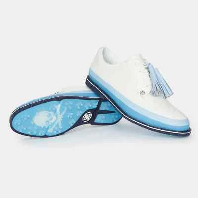 Zapatos de golf G/Fore Gallivanter de esmoquin para mujer blancos azules talla 9,5 para dama nuevos Foto 1 de 4