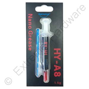 Halnziye HY-A8 Nano Grey Thermal Grease Compound Paste 1.5g Tube >5.8 W/m-K - Afbeelding 1 van 2