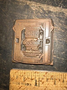 Print Block ( Dupont Varnish Can ) Tufcote Needs Wood Block! Nice Image! - Picture 1 of 8