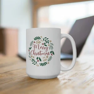 Merry Christmas Coffee Mug 15oz - Picture 1 of 1