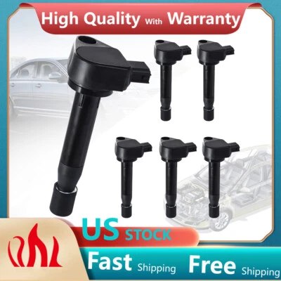 Bobina de encendido de actualización UF242 para Honda Accord Odyssey 1999-2010 3,0 L 3,2 L 3,5 L V6 Foto 1 de 4