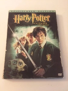 Harry Potter and the Chamber of Secrets DVD 2003 2-Disc Set ~USED~ Full Screen - Foto 1 di 15