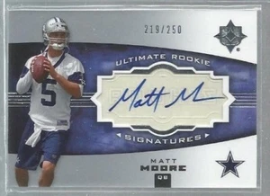 2007 Ultimate Collection #151 Matt Moore AU 219/250 RC (ref42900) - Picture 1 of 1