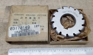 New 7/32" X 2-1/4" X 1" Convex Milling Cutter HSS Convex Radius Cutter 03170149 - Picture 1 of 6