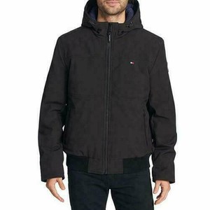 tommy hilfiger coat black