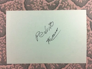 Pedrito Fernández - Mexican Cinema -Amarte a la Antigua -Yo No Fui -Autographed  - Picture 1 of 2