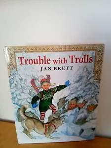 TROUBLE WITH TROLLS-JAN BRETT---HC/DJ---1st1992-AS NEW-PUTNAM - Picture 1 of 6