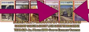 2000 Sep/Oct Narrow Gauge & Short Line Gazette Magazine-Used Free USPS Mail - Picture 1 of 12