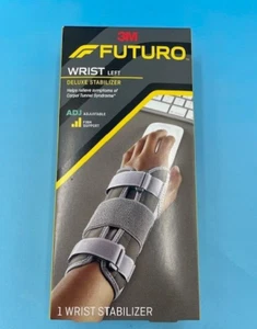 3M Futuro Wrist Deluxe Stabilizer LEFT Hand Adjustable Sizing Firm Support - Picture 1 of 5
