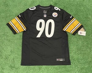 NEW AUTHENTIC PITTSBURGH STEELERS T.J. WATT JERSEY NIKE $130 LARGE NFL OG - Picture 1 of 10
