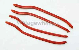 JUEGO DE TIRAS DE CORREDOR DE PISO TRASERO ROJO APTO PARA LAMBRETTA LI SERIE 2. TOTALMENTE NUEVO - Imagen 1 de 4