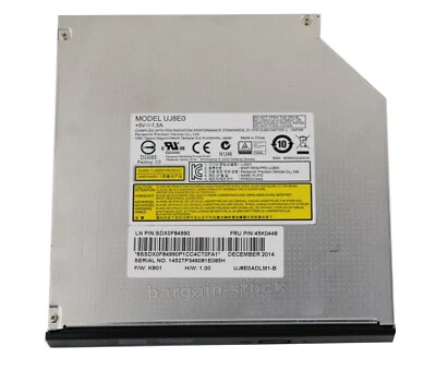 NEW 12.7mm SATA Panasonic/Matshita UJ8E0 Internal CD DVD RW Writer Burner Drive - Image 1 of 4
