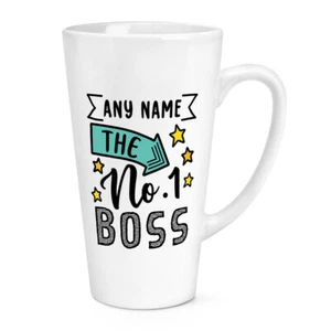 Personalised No.1 Boss 17oz Large Latte Mug Cup Worlds Best Awesome Thank You - Picture 1 of 1