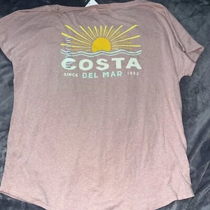 Costa Del Mar Women’s Shirt Size XL Desert Rose NWT - Picture 1 of 7