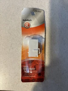 RADIO SHACK SNAP IN RJ-45 COUPLER #278-2037 NEW WHITE - Picture 1 of 2