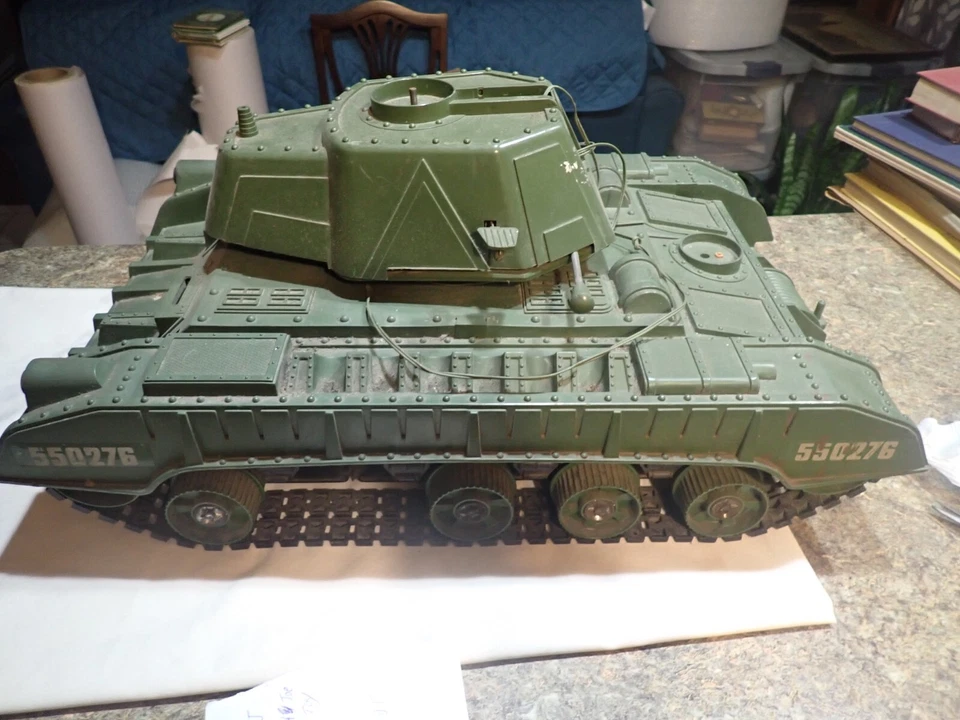 Juguete militar Tiger 4 Joe tanque verde ejército #550276 de colección para piezas o reparación Foto 1 de 4