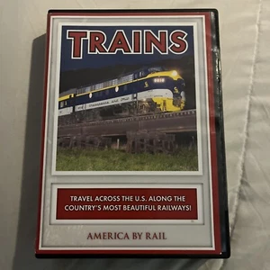 TRAINS America By Rail Standard 6 DVD SET Topics Entertainment 1 Disc Missing - Picture 1 of 7