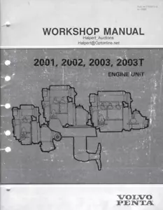 Volvo Penta 2001 2002 2003 2003T Service Manual | MAILED CD OR USB - Picture 1 of 15