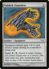 FOIL Vulshok Gauntlets | MtG Magic Mirrodin | English | Near Mint