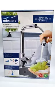 Einhebel Küchenmischer ausziehbar Brauseschlauch Küchenarmatur Spültischarmatur - Bild 1 von 2