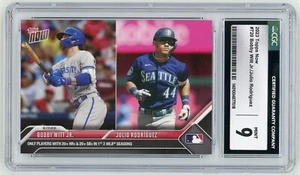 2023 Topps Now Bobby Witt Jr Julio Rodriguez #720 CGC 9 - Picture 1 of 2