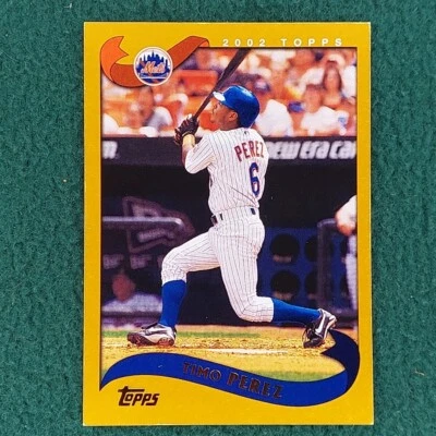 Timo Perez New York Mets 2002 Topps Baseball card #601 - Image 1 of 2