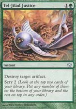1x Tel-Jilad Justice - Foil NM, English MTG Fifth Dawn